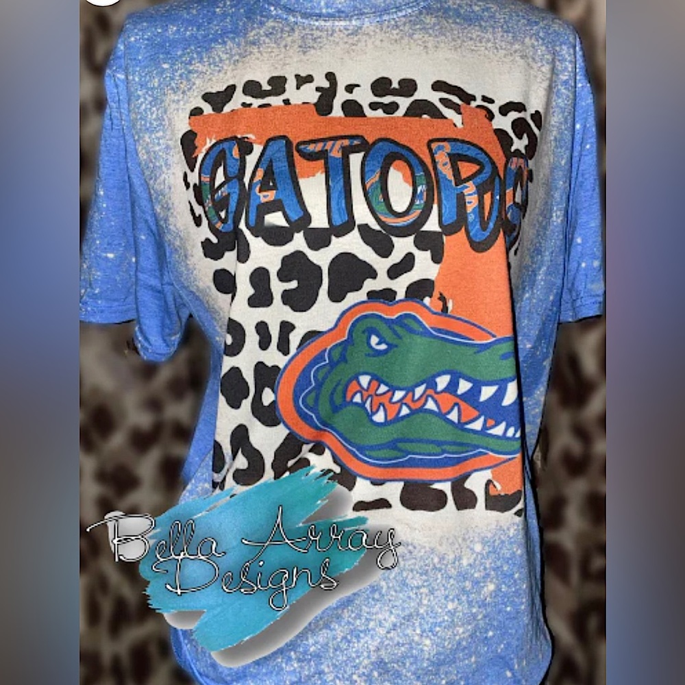Florida Gators Leopard Bleached Tee